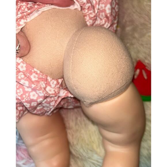 ES Reborn Baby Girl Doll Silicone Vinyl Limbs Cloth Body + Accessories (NWT) - Picture 7 of 7